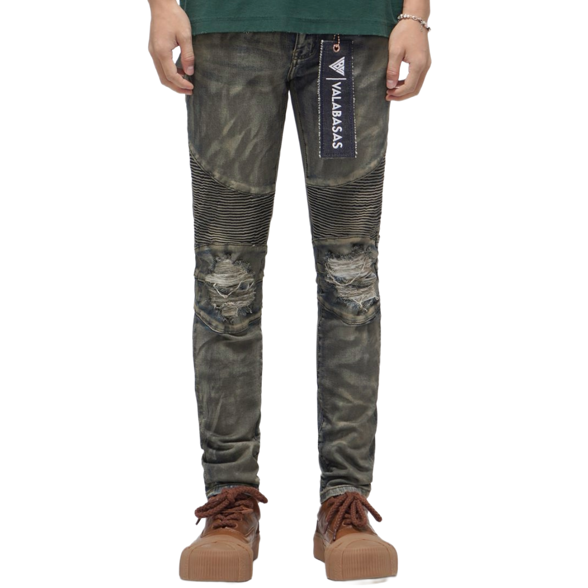 VALABASAS 'MR.BIKER' SKINNY DENIM (DTY WASH)