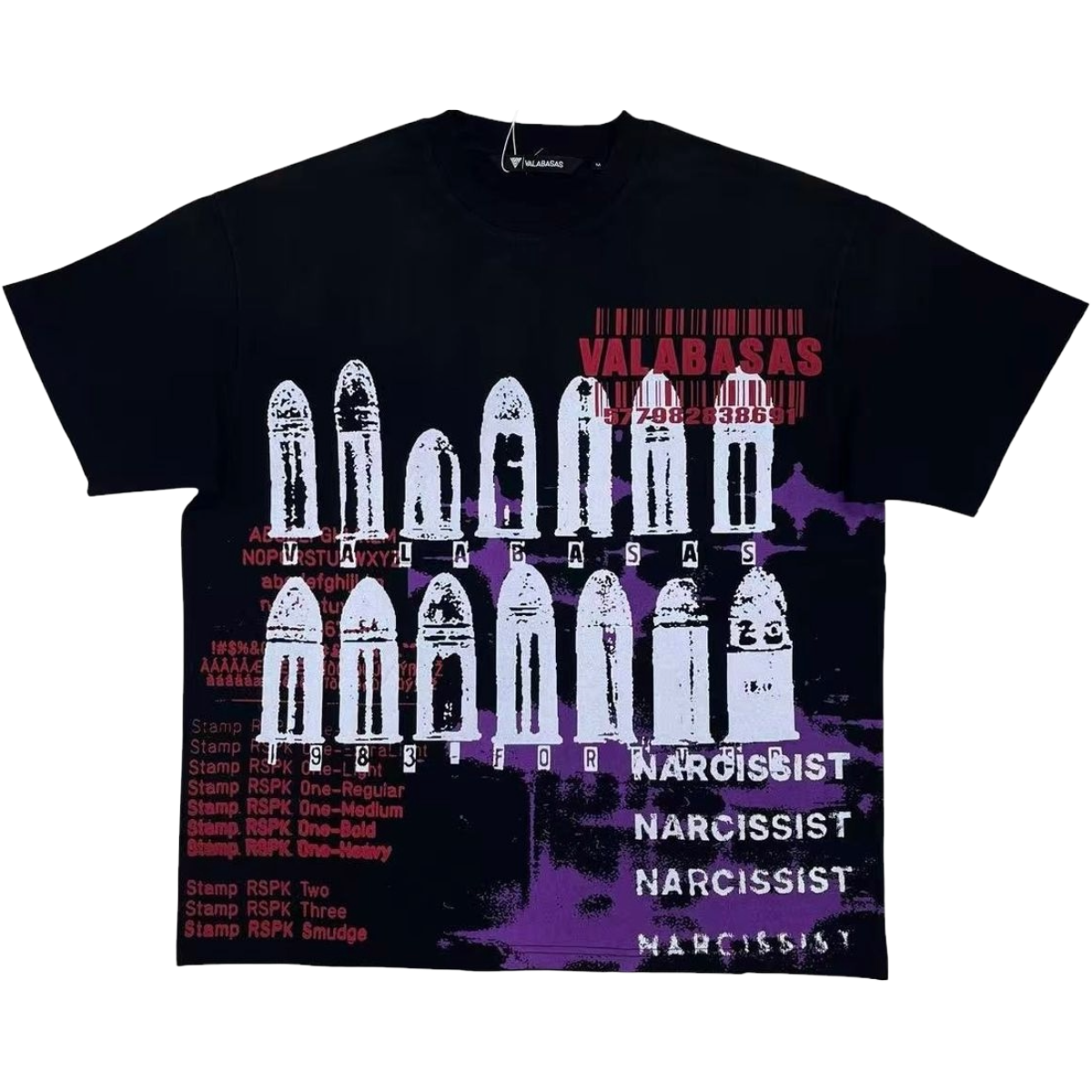 VALABASAS 'NARCISSIST' SS TEE (BLK)