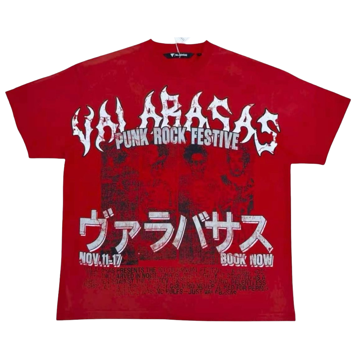 VALABASAS 'PUNK FEST' SS TEE (RED)