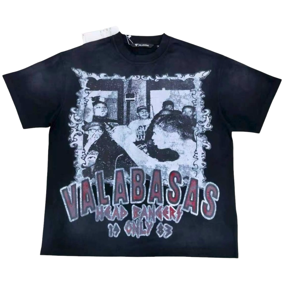 VALABASAS 'HEAD BANGERS' SS TEE (BLK)