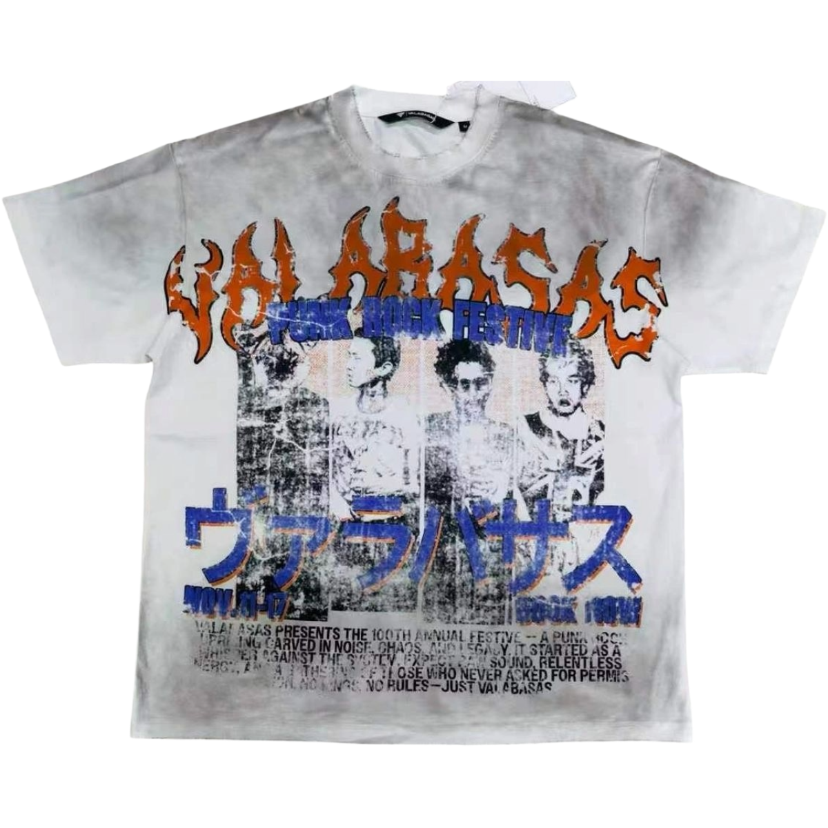 VALABASAS 'PUNK FEST' SS TEE (DTY WHT)