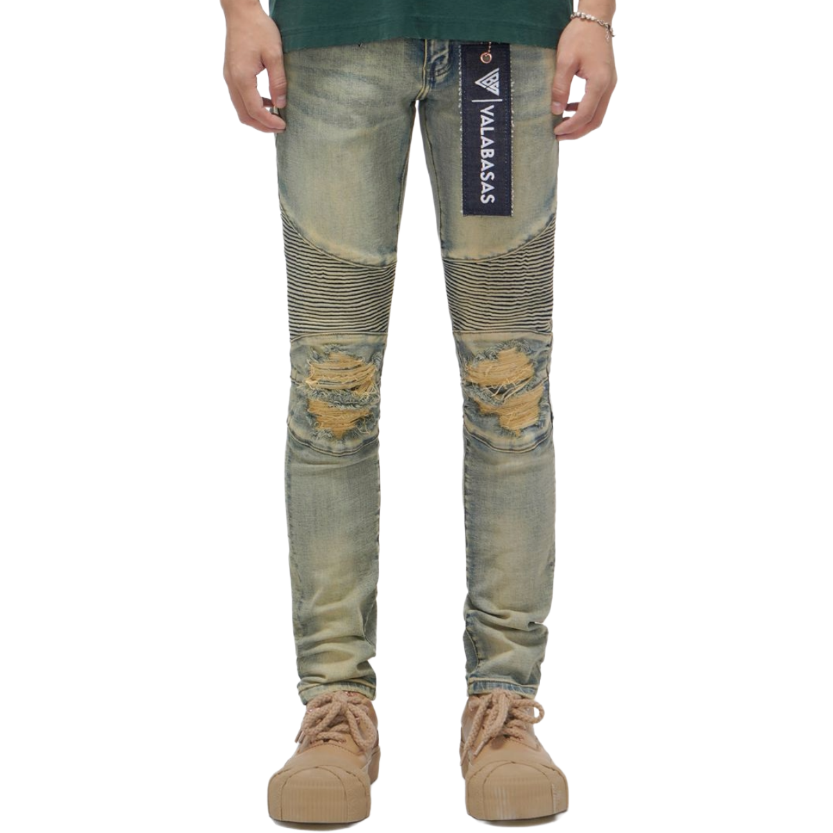 VALABASAS 'MR.BIKER' SKINNY DENIM (VTG WASH)