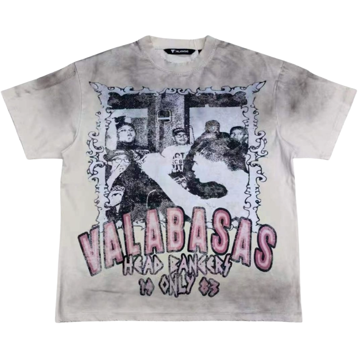 VALABASAS 'HEAD BANGERS' SS TEE (DTY CRM)