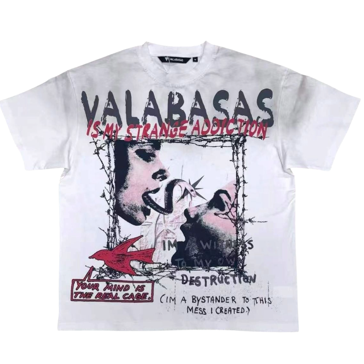 VALABASAS 'BYSTANDER' SS TEE (DTY WHT)