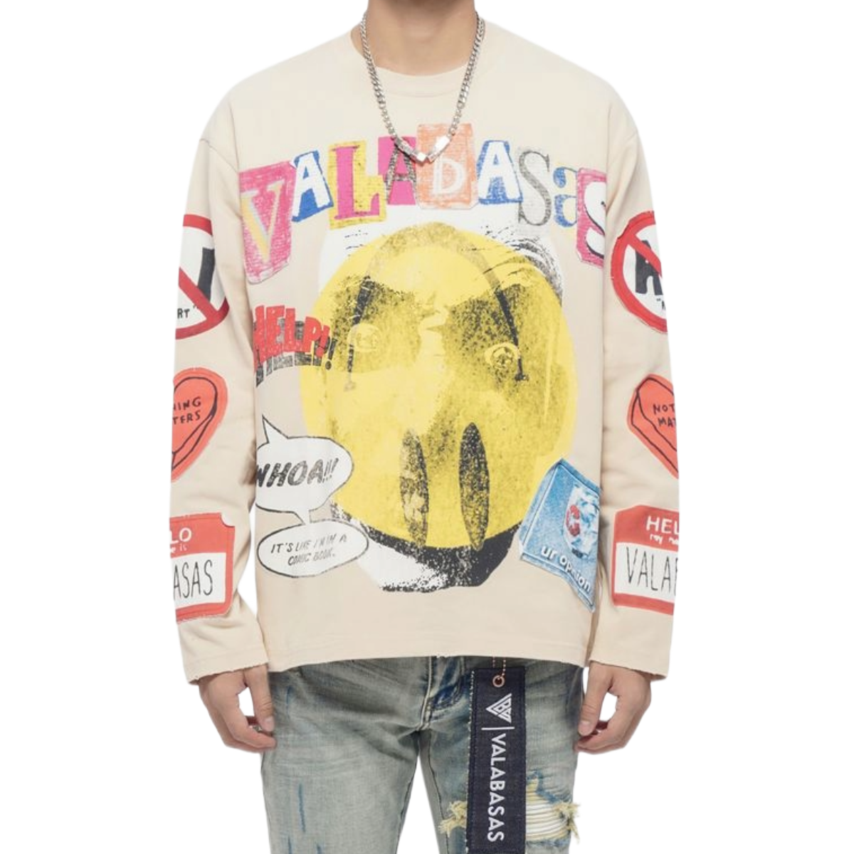 VALABASAS 'MY NAME IS' LS SHIRT (CRM)
