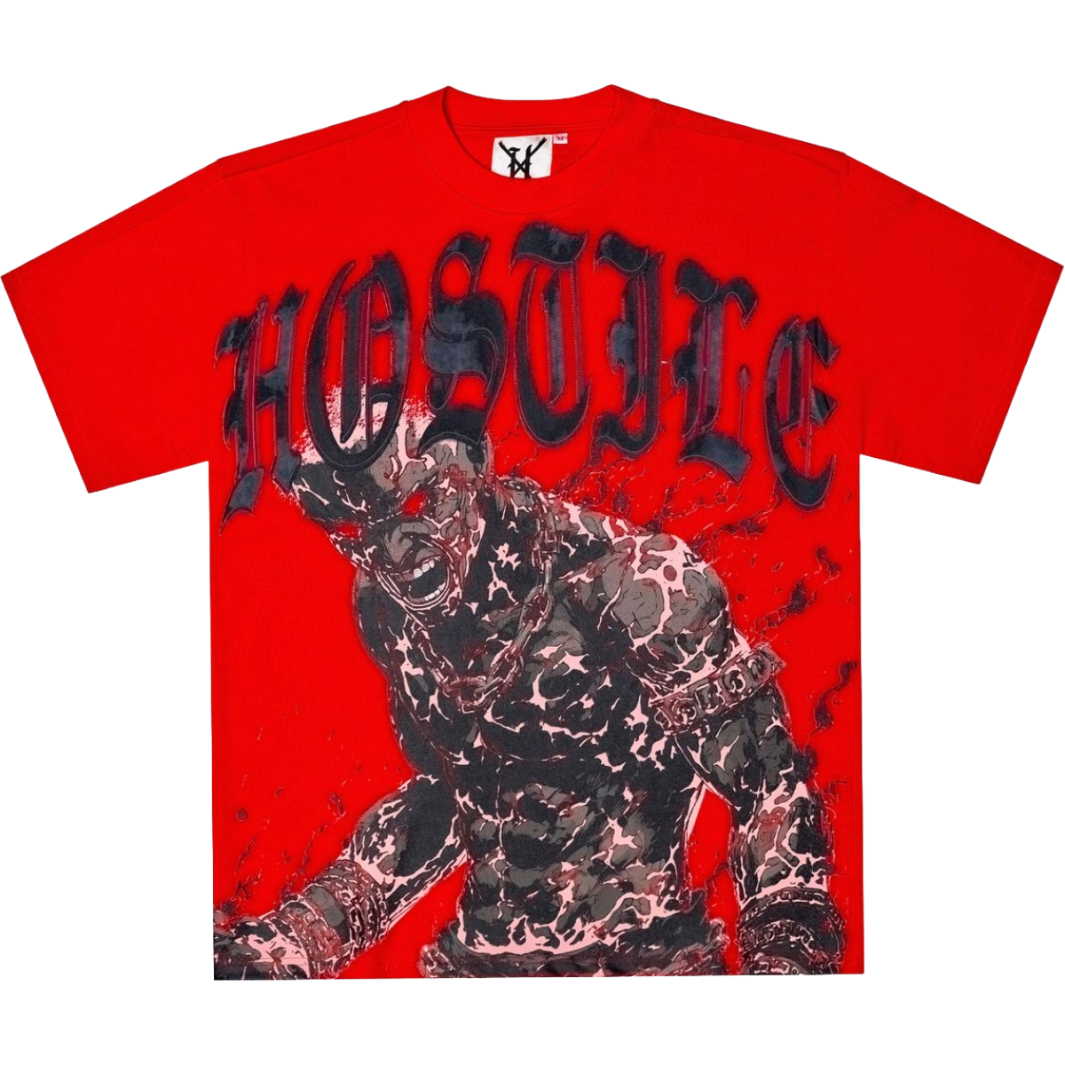 XHOSTILE 'BEAST OF CRETE' SS TEE (RED)