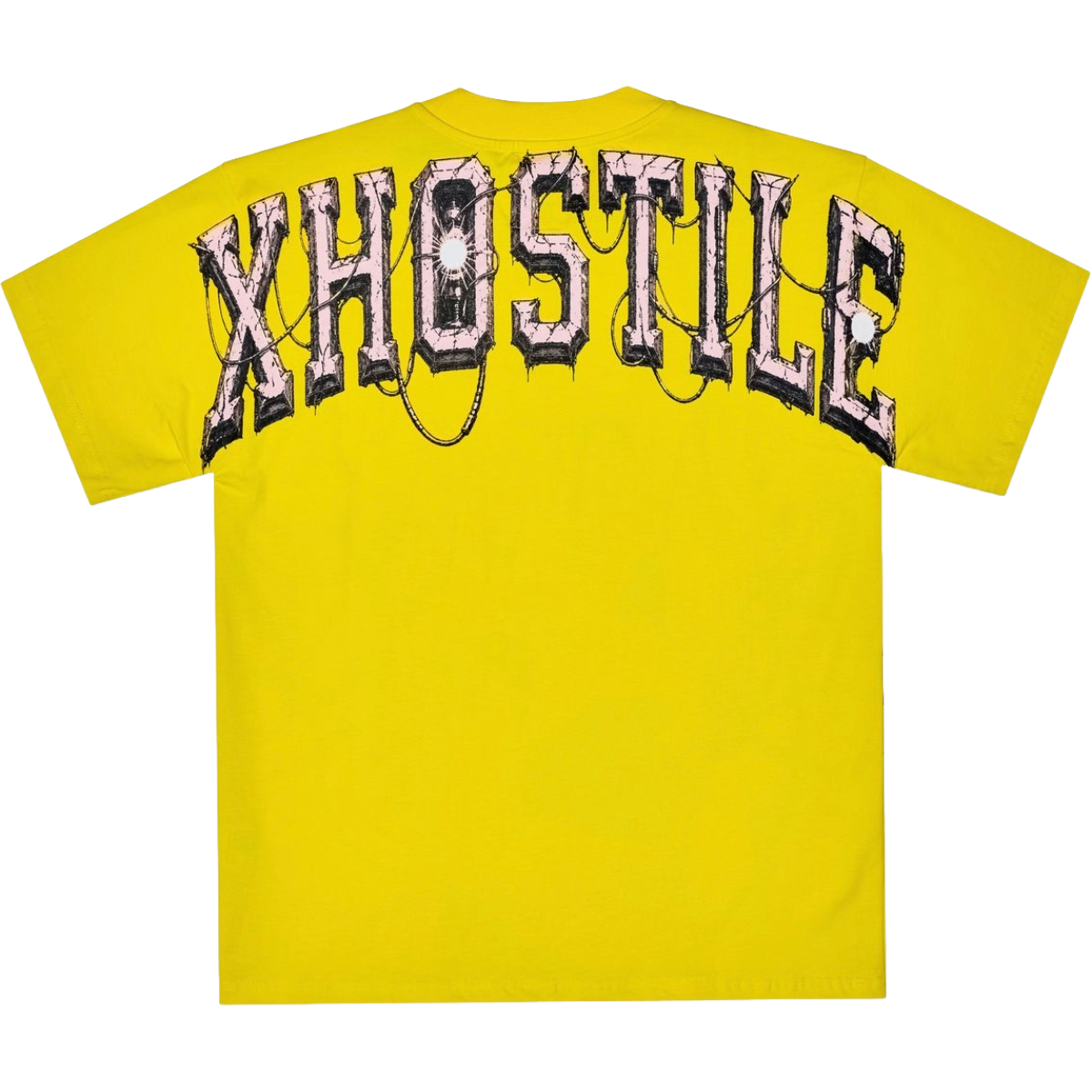 XHOSTILE 'NEURAL OVERLOAD' SS TEE (YLW)