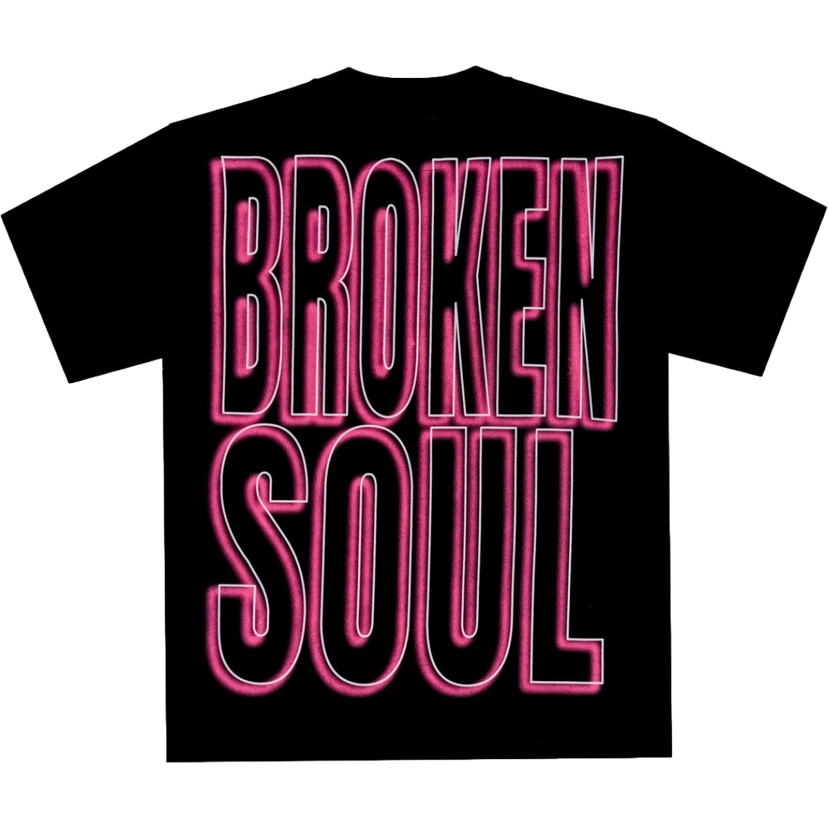 XHOSTILE 'BROKEN SOUL' SS TEE (BLK/PNK)