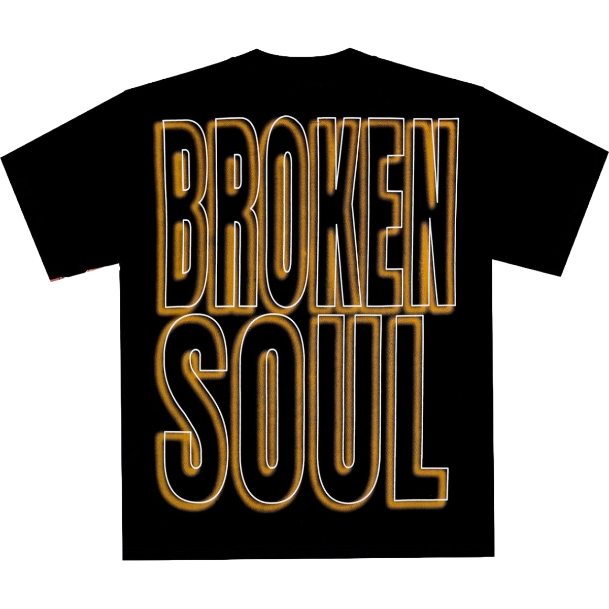 XHOSTILE 'BROKEN SOUL' SS TEE (BLK/ORNG)