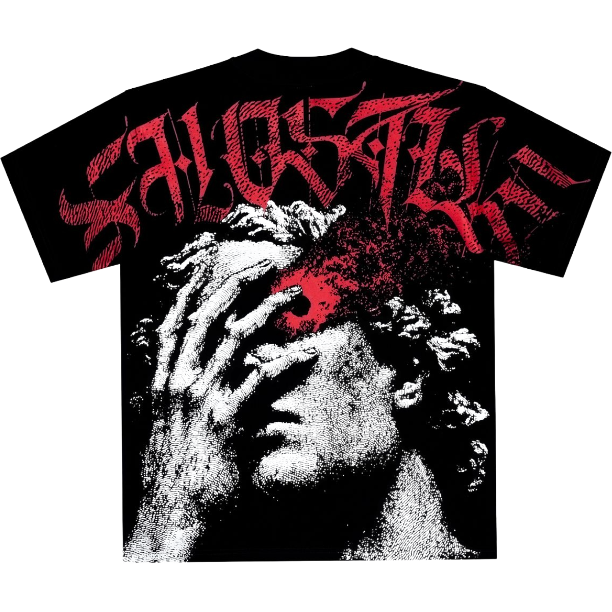 XHOSTILE 'GREEK TRAGEDY' SS TEE (BLK)