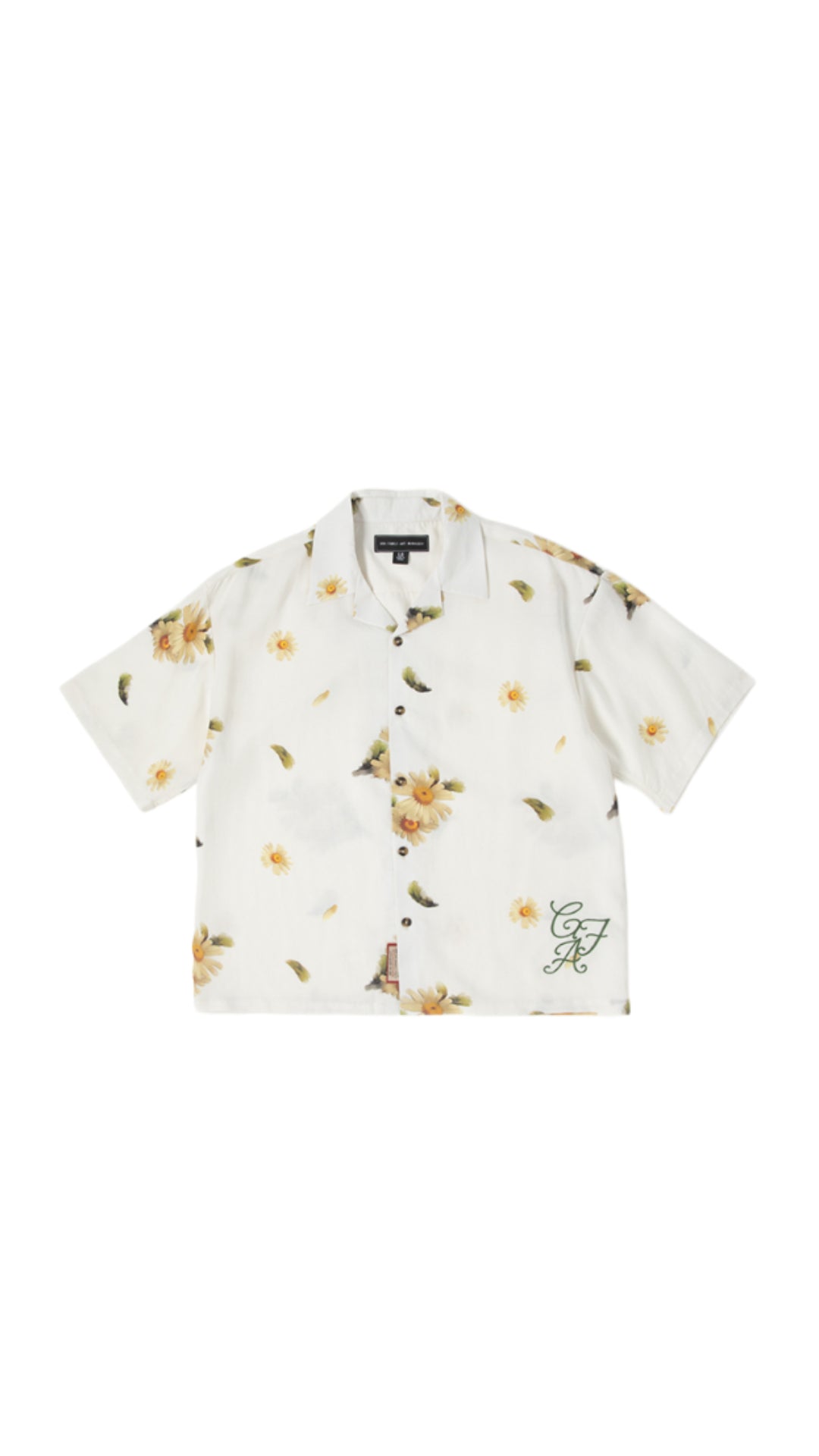 GFA "ART SMOCK" CROP BUTTON UP