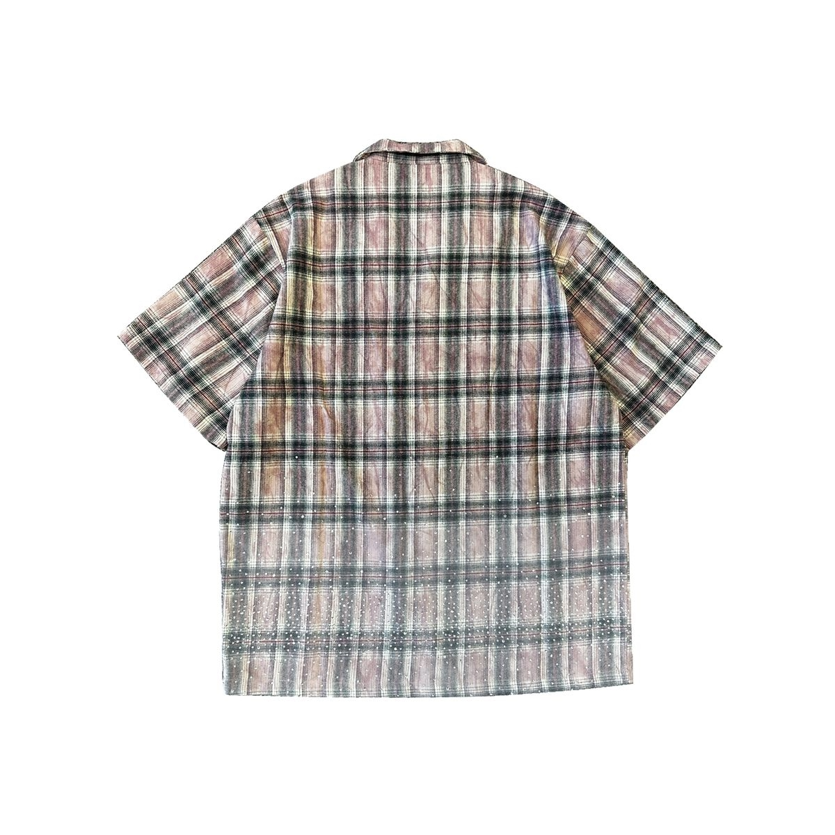 AS "SOLOMON" RHINESTONE FLANNEL (MAROON)