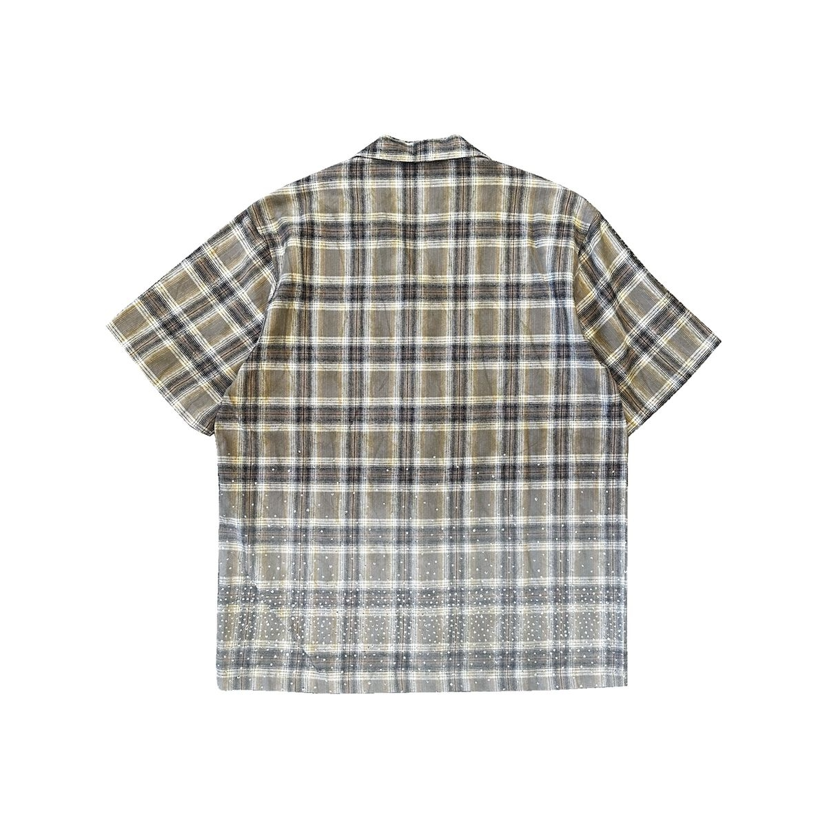 AS "SOLOMON" RHINESTONE FLANNEL (BROWN)