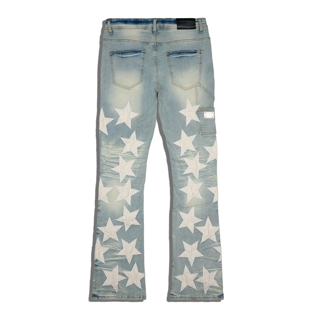 GFTD "SUPER STAR" STACKED JEANS (BLUE)