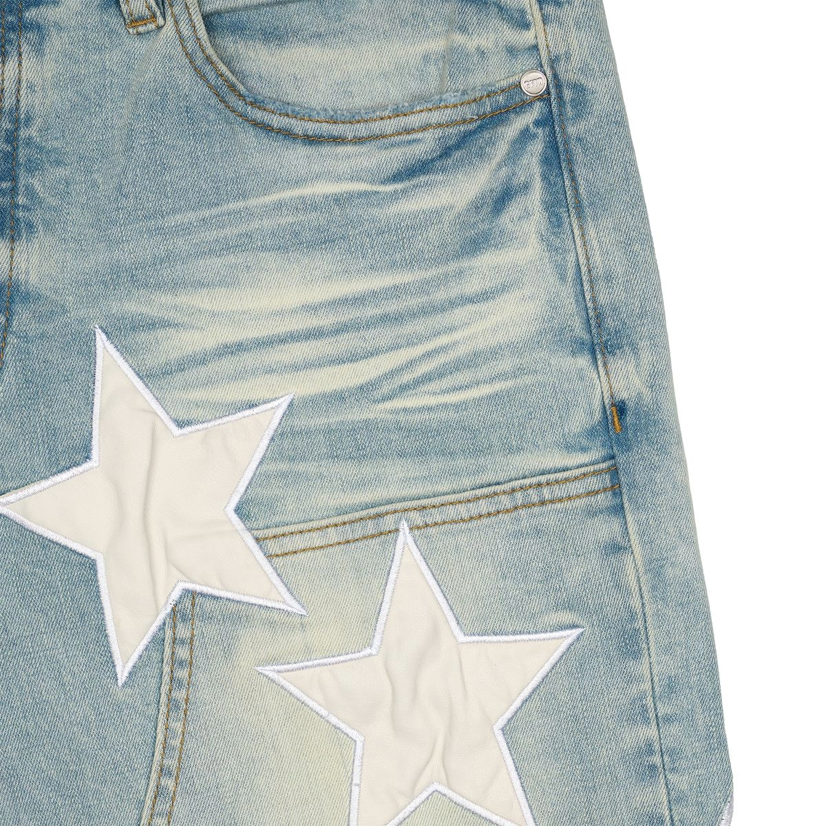 GFTD "SUPER STAR" STACKED JEANS (BLUE)