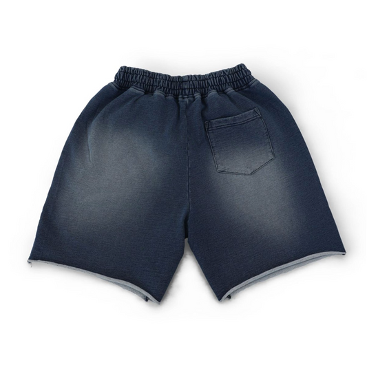 PRESTIGE STAR RHINESTONE SHORTS - BLUE