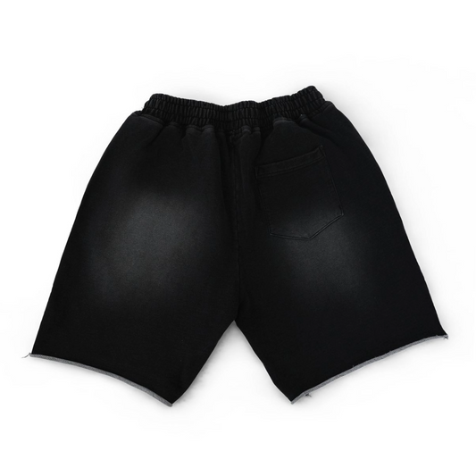 PRESTIGE STAR RHINESTONE SHORTS - BLACK