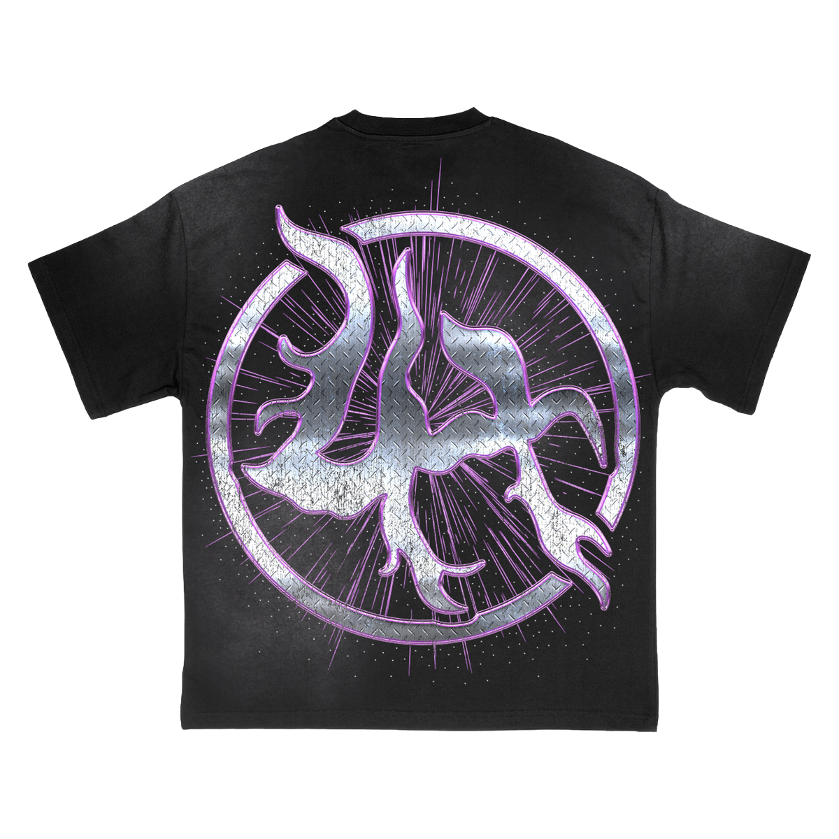 LOST HILLS "LH5005" TEE (BLACK WASH)