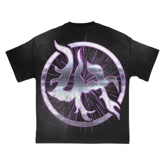 LOST HILLS "LH5005" TEE (BLACK WASH)