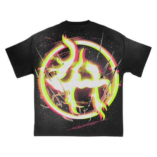 LOST HILLS "LH5006" TEE (BLACK WASH)