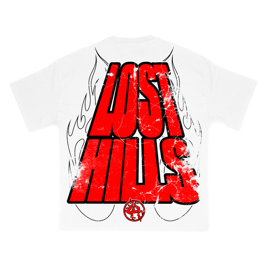LOST HILLS "LH5004" TEE (WHITE)