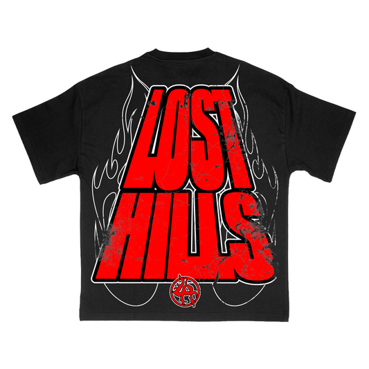 LOST HILLS "LH5004" TEE (BLACK)