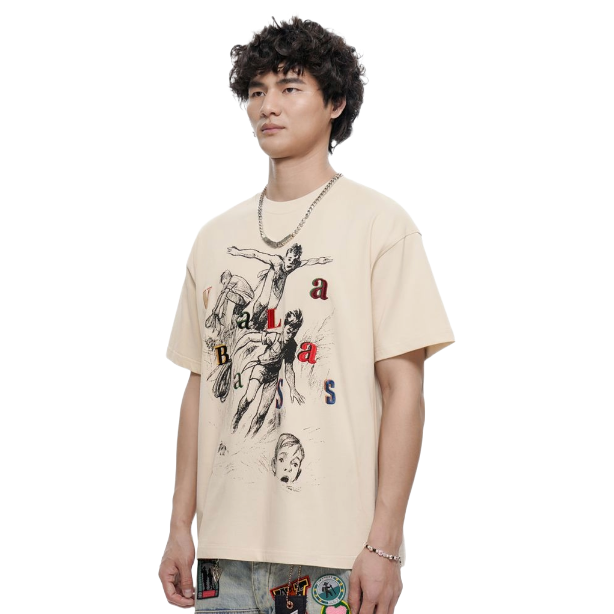 VALABASAS "PURSUIT" BEIGE TEE