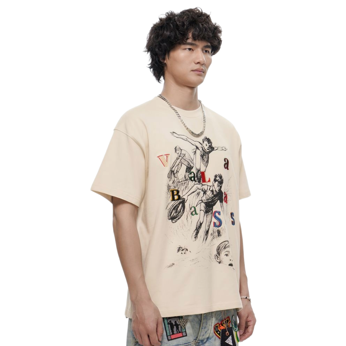 VALABASAS "PURSUIT" BEIGE TEE