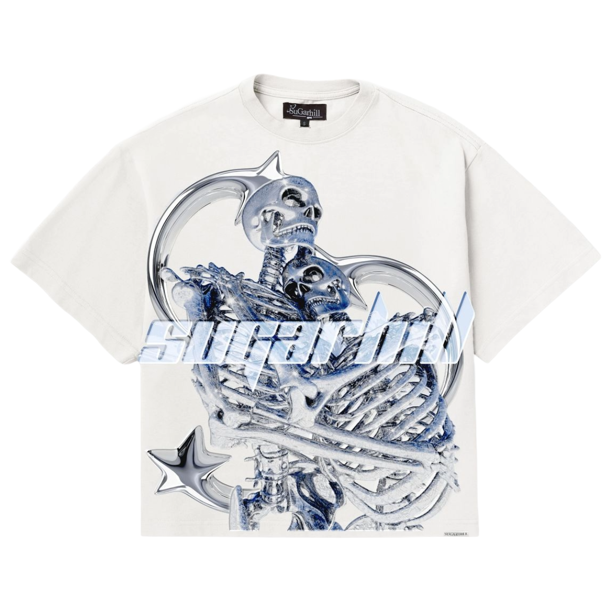 SH "STAR DEATH" TEE (WHITE)