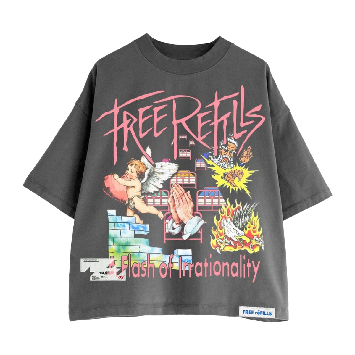 FR FLOYD TEE (VTG GREY)