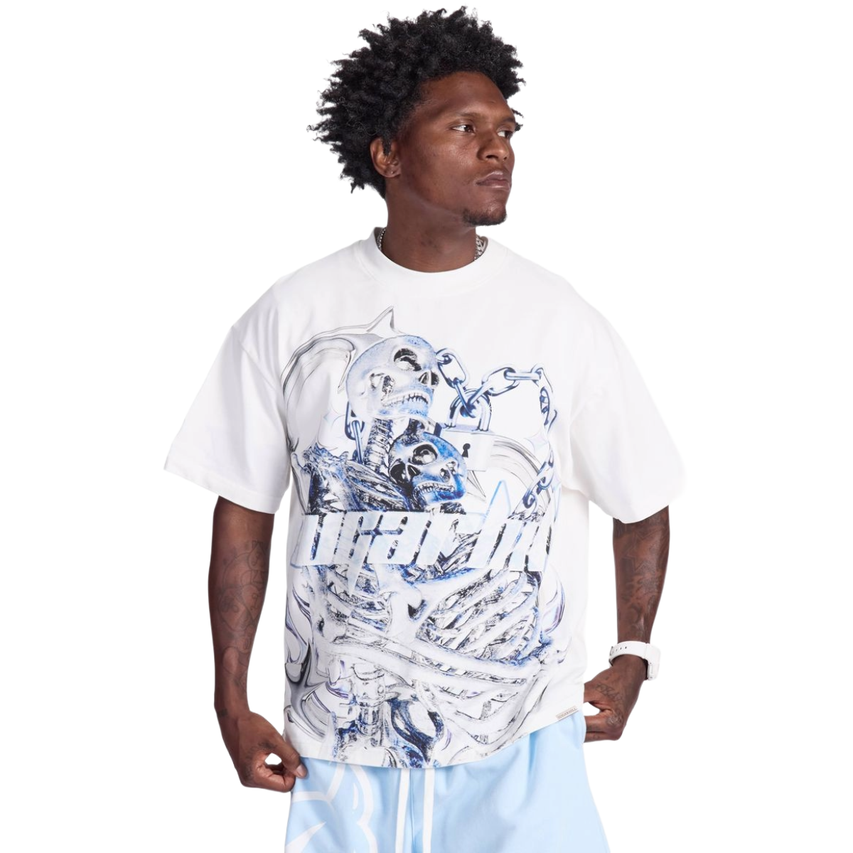 SH "STAR DEATH" TEE (WHITE)