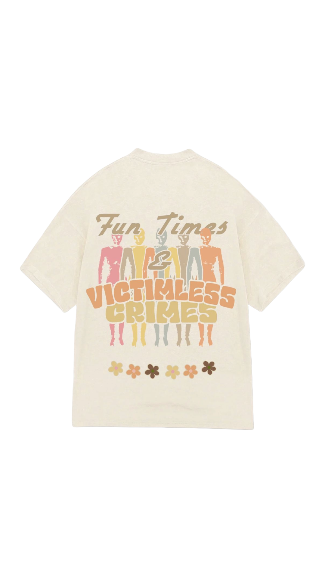 SH "FUN TIMES" T-SHIRT (CREAM)