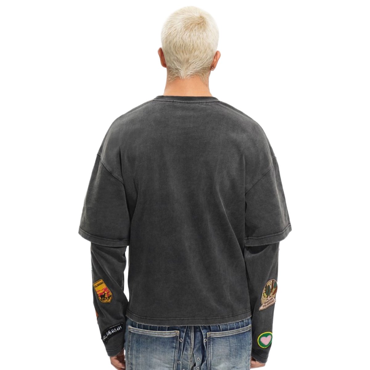 VALABASAS "FORGE" WASHED BLACK LS