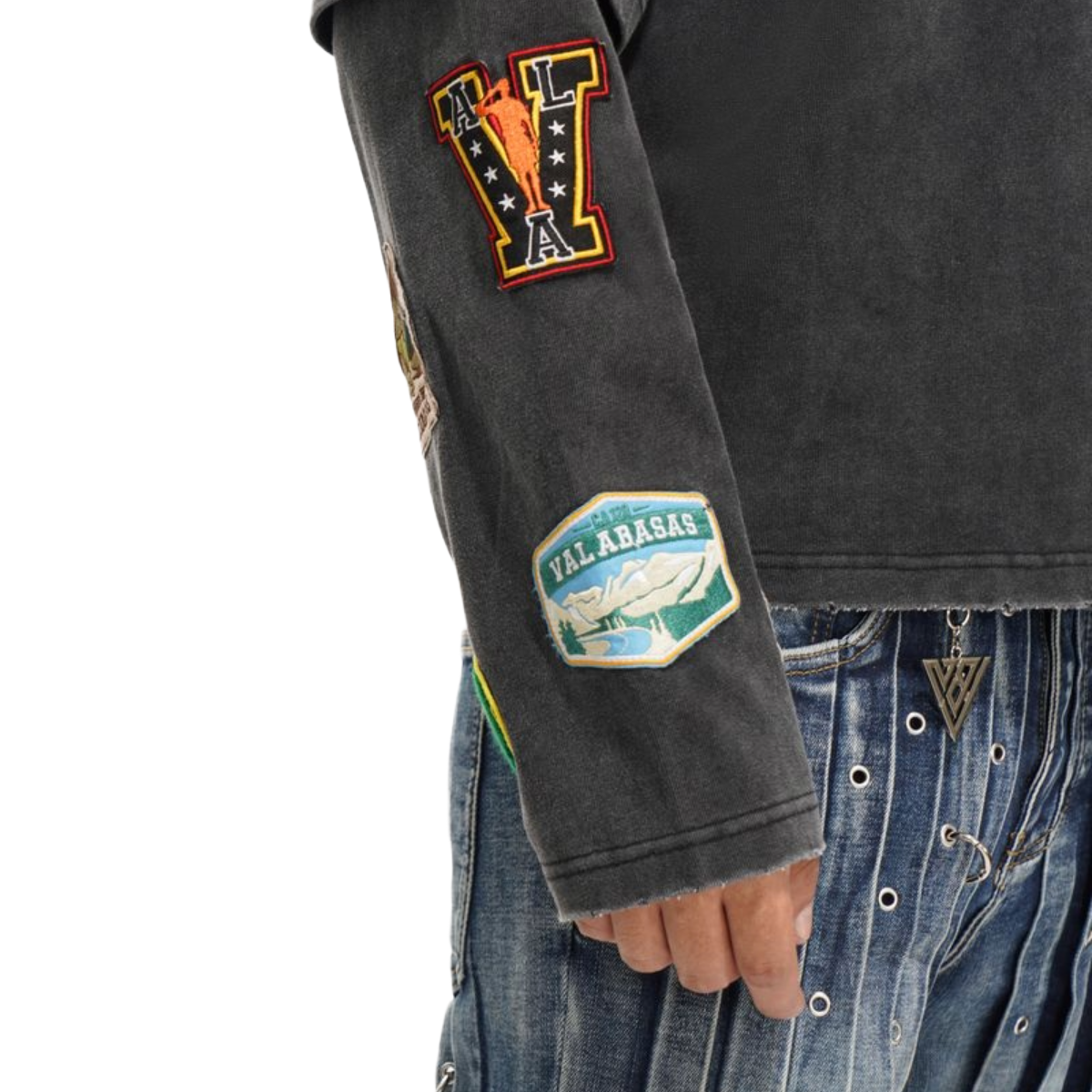 VALABASAS "FORGE" WASHED BLACK LS