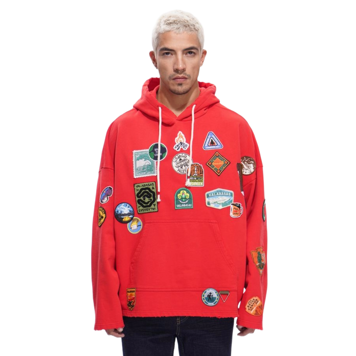 VALABASAS "HAZE" RED HOODIE