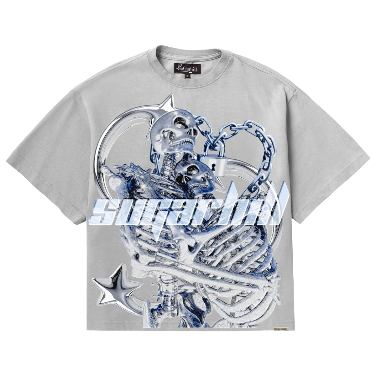 SH "STAR DEATH" TEE (GREY)