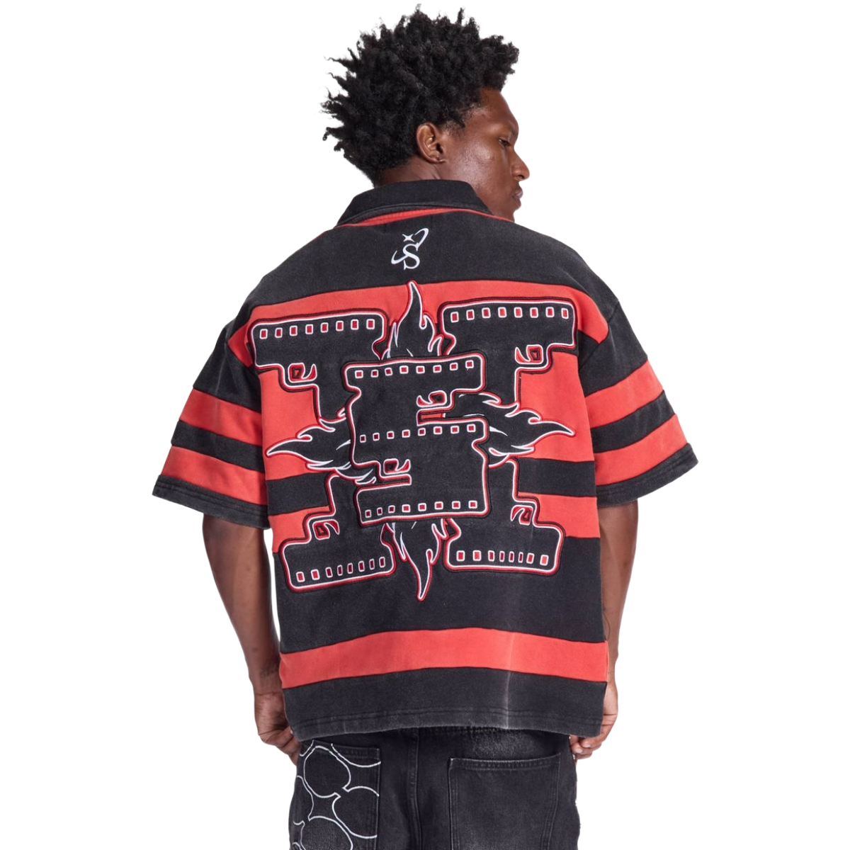 SH "SUPER 9" POLO (RED/BLACK)