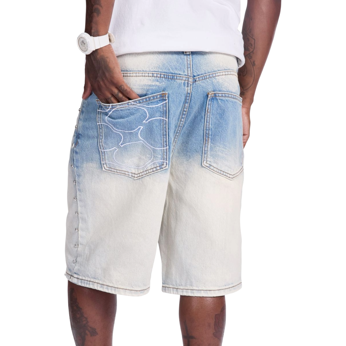 SH “DALLAS” JORTS (LIGHT WASH)