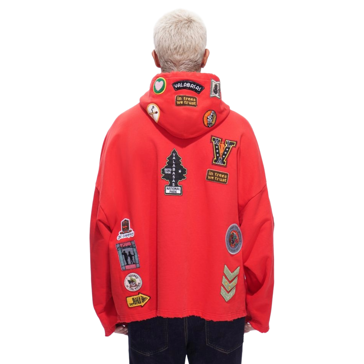 VALABASAS "HAZE" RED HOODIE
