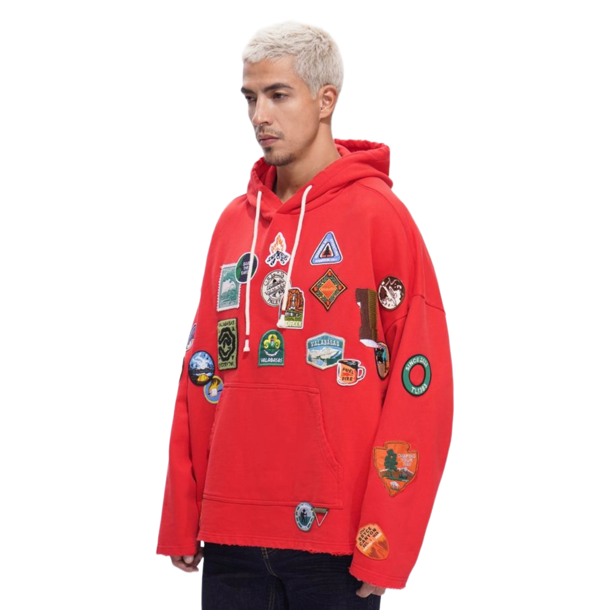 VALABASAS "HAZE" RED HOODIE