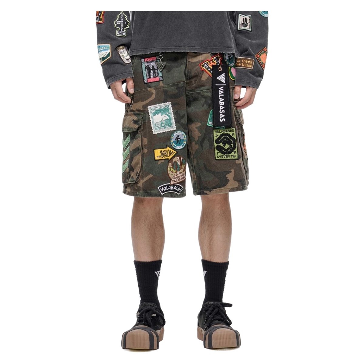 VALABASAS "DISTRICT" CAMO SHORTS
