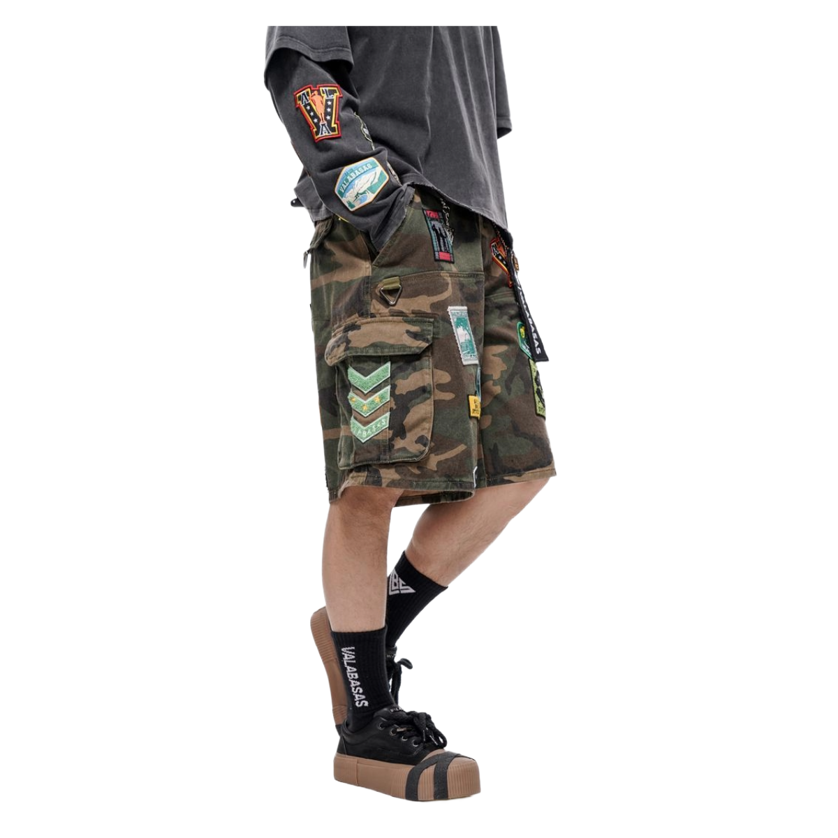 VALABASAS "DISTRICT" CAMO SHORTS