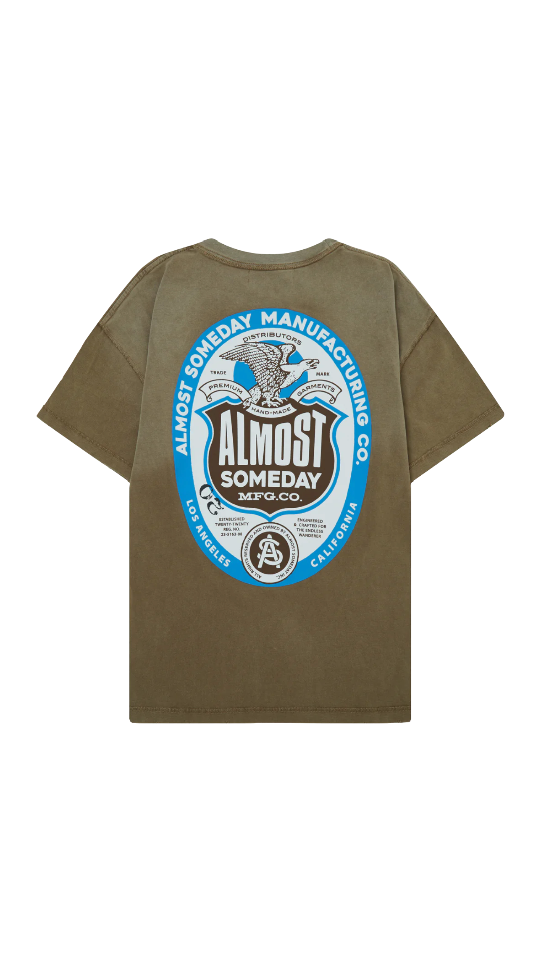 AS LABEL TEE (BROWN)