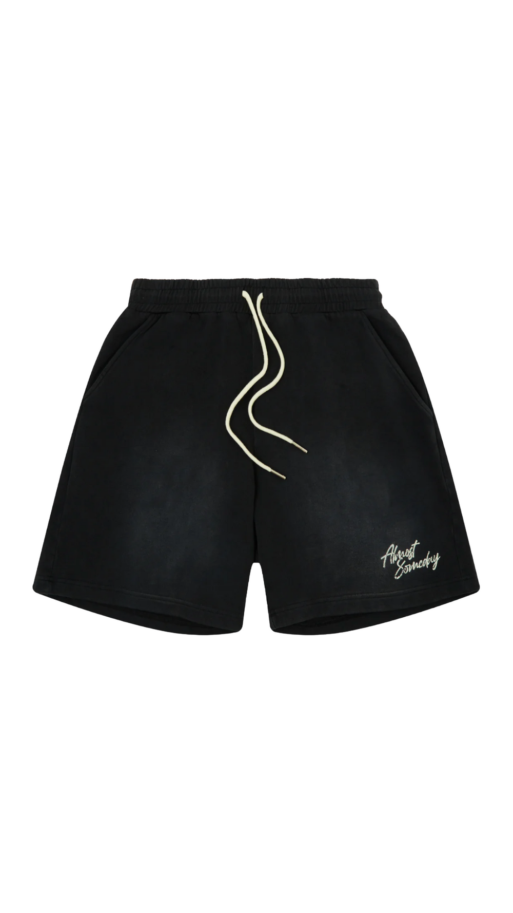 AS SUN FADED TERRY SHORT (BLACK)