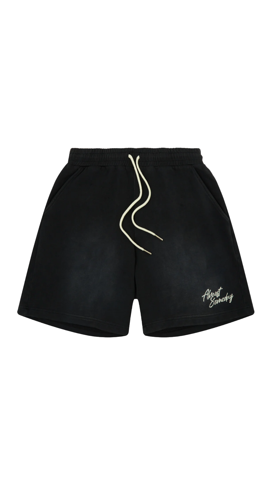 AS SUN FADED TERRY SHORT (BLACK)