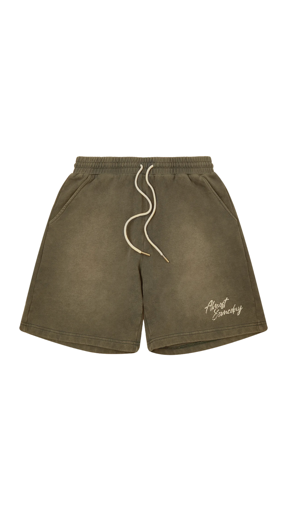 AS SUN FADED TERRY SHORT (BROWN)