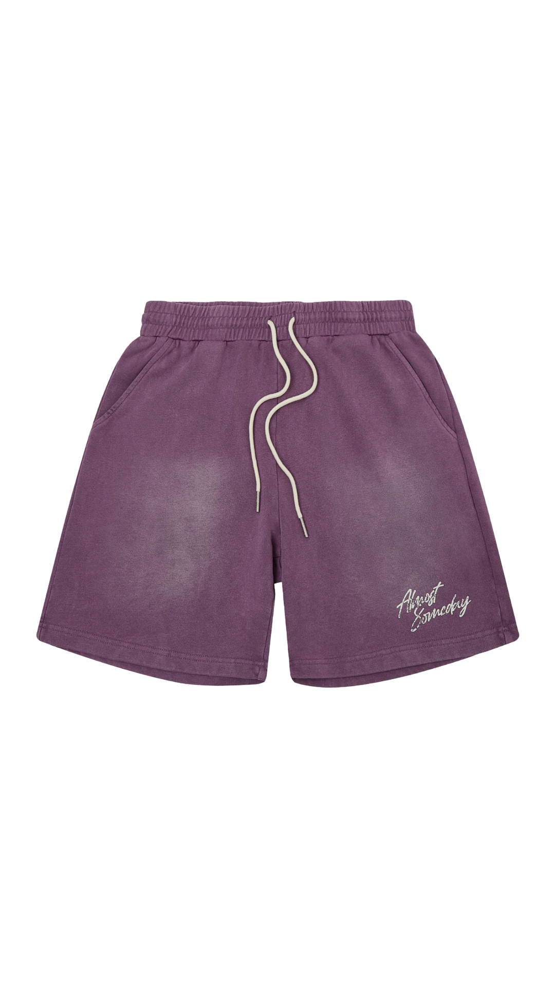 AS SUN FADED TERRY SHORT (PURPLE)