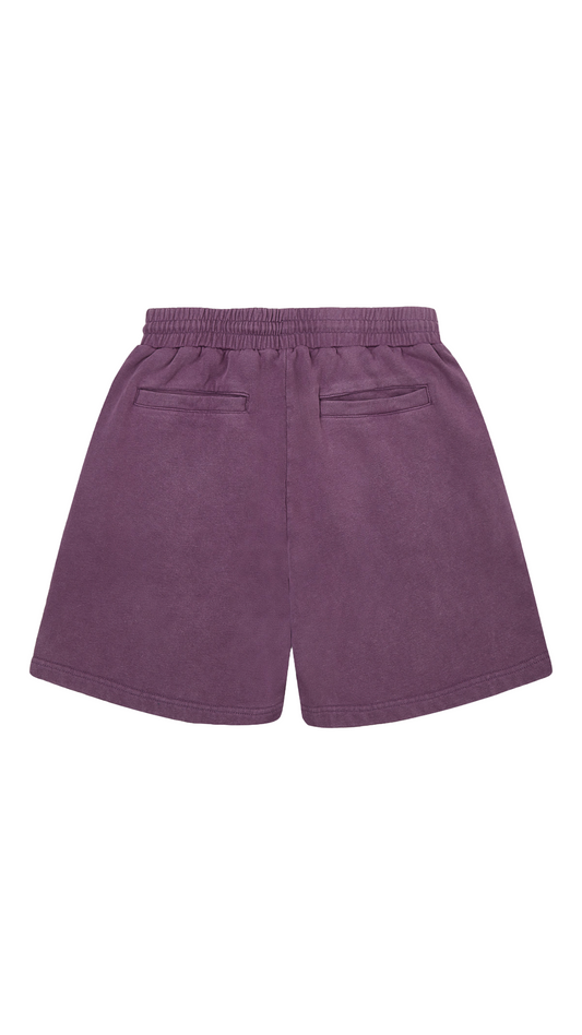 AS SUN FADED TERRY SHORT (PURPLE)