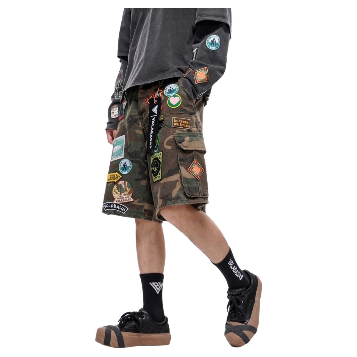 VALABASAS "DISTRICT" CAMO SHORTS