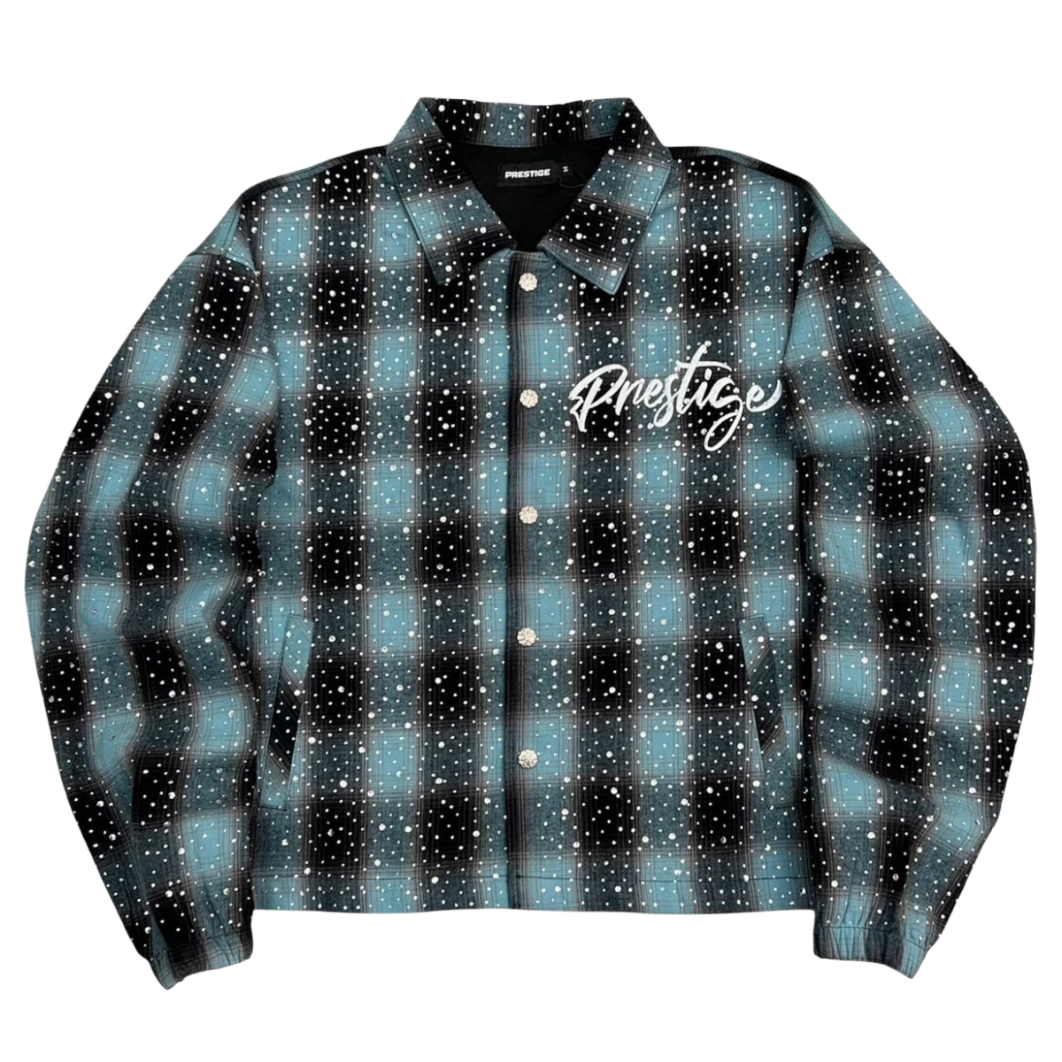 PRESTIGE "PRIME" FLANNEL JACKET (BLUE)